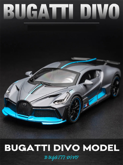 Coche de juguete Bugatti Divo de Metal fundido a presión