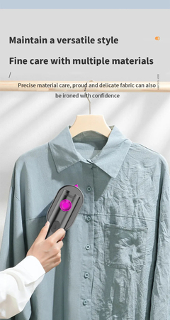 Mini plancha de vapor portátil para ropa, plancha eléctrica de mano plegable - tienda en línea