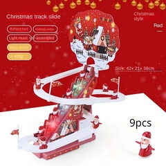 Pista eléctrica de Papá Noel para subir escaleras - Camposhop