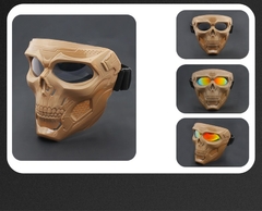 Gafas de colores para ciclismo, máscara de esqueleto de calavera de motocicleta en internet