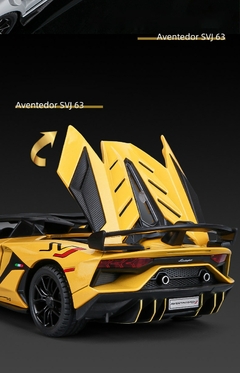 Lamborghinis-Coche de juguete de aleación modelo aventurador SVJ63 - Camposhop