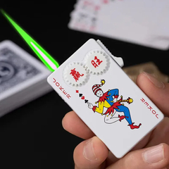 Juego de cartas creativo Ace of spades, encendedor de butano a prueba de viento en internet