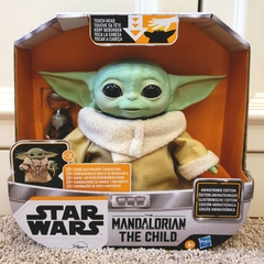 Disney Anime Star Wars Mandalorian The Child Yoda Grogu Baby Speaking Plush Toy