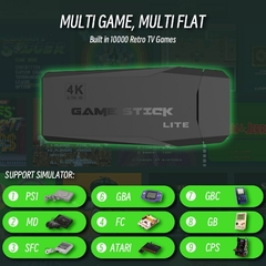 DATA FROG-consola de videojuegos Retro, 2,4G, inalámbrica, 4k, 10000 juegos en internet