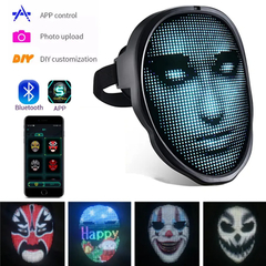 Mascarillas faciales LED inteligentes con Control por aplicación Bluetooth