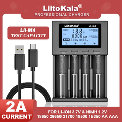 LiitoKala-batería recargable Lii-M4 18650, cargador inteligente de 3,7 V, 26650 en internet