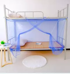 Toldo de poste de cuatro esquinas para estudiante, mosquitera de cama tamaño Ki