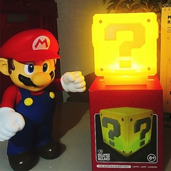 Figura de Super Mario Bros de Anime, luz Led de noche de ladrillo - comprar en línea