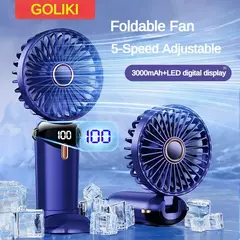 Miniventilador portátil plegable para colgar en el cuello recargable - comprar en línea