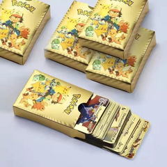 Cartas de Pokémon de 5 a 55 piezas, cartas de oro - comprar en línea