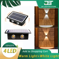 Lámpara de pared LED Solar de brillo fuerte, impermeable, decoración de patio - comprar en línea