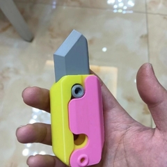 Cuchillo de gravedad de impresión 3D, Mini cuchillo de rábano pequeño en internet