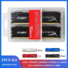 Kit de Memoria RAM DDR3, 8GB, 16GB, 2x4GB (2x8GB), 1866MHz, 1600MHz, 1333MHz, PC