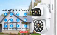 BESDER-cámara de seguridad IP para exteriores, dispositivo de vigilancia CCTV en internet