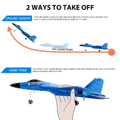 Avión de SU-27 a Control remoto para niños, Avión de espuma EPP de 2,4G - tienda en línea