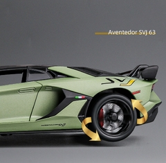 Lamborghinis-Coche de juguete de aleación modelo aventurador SVJ63 - Camposhop