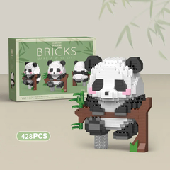 Bloques de construcción de animales Panda en internet