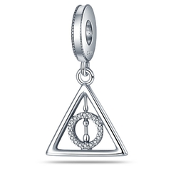 Pop Mart-abalorios de Harry Potter para mujer, cuentas de plata de ley 925