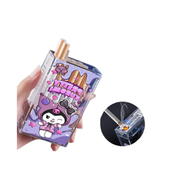 Hello Kitty-caja de cigarrillos transparente con dibujos animados - comprar en línea