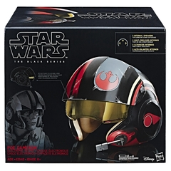 Hasbro-casco de Star Wars, serie negra, Poe Dameron, piloto electrónico x-wing, - Camposhop