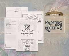 Pack Caderno de Receitas