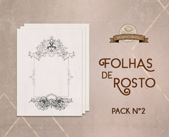 Folhas de Rosto - Pack n2