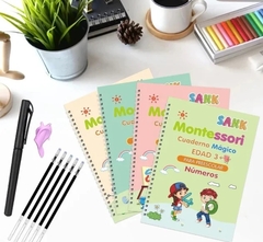 CUADERNO MAGICO EDUCATIVO EN ESPAÑOL CON RELIEVE KIT X 4 - comprar online