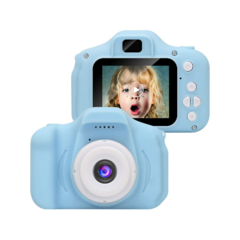 MINI CAMARA FOTOS DIGITAL INFANTIL CON JUEGOS RECARGABLE