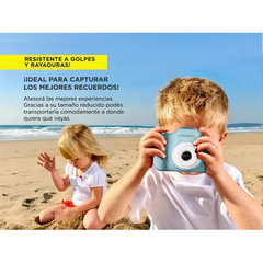 MINI CAMARA FOTOS DIGITAL INFANTIL CON JUEGOS RECARGABLE - tienda online