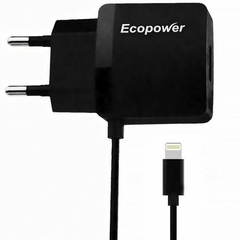 CARGADOR PARED RAPIDO IPHONE LIGHTNING 2.1A ECOPOWER - comprar online