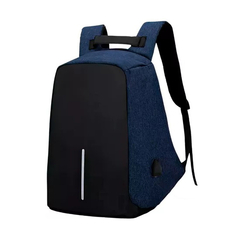 MOCHILA ANTIRROBO IMPERMEABLE PORTA NOTEBOOK USB ANTICORTE - comprar online