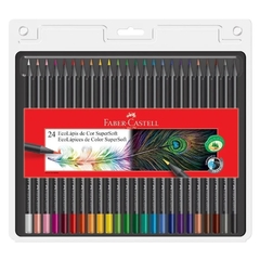 LAPICES DE COLORES FABER CASTELL SUPERSOFT X 24