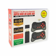 CONSOLA RETRO SUPER MINI HD GAME BOX 2 JOYSTICKS