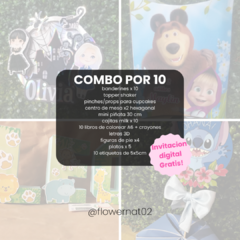 COMBO COMPLETO PARA CUMPLEAÑOS Y EVENTOS - comprar online