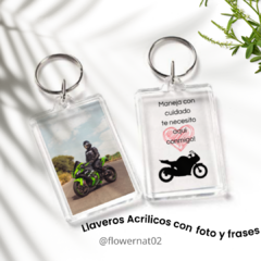 llaveros acrílicos porta foto