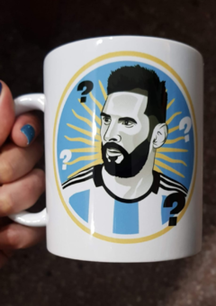 Taza Cerámica Messi Qué Mirá Bobo? - comprar online