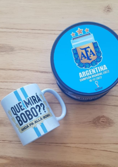 Taza Cerámica Messi Qué Mirá Bobo? - Dream Print