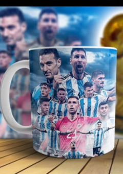 Taza Cerámica Argentina Campeón del Mundo - comprar online