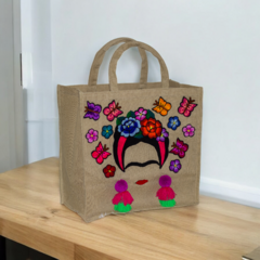 Bolsa Yute Frida Mariposa (grande)