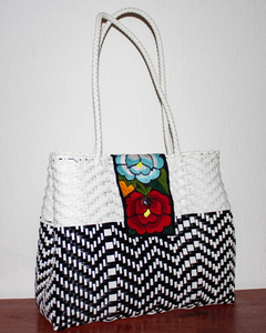 Bolsa Tejida Flor