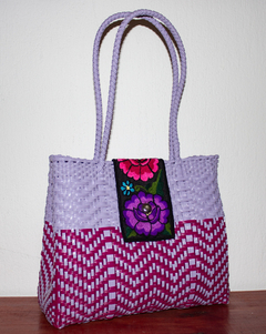 Bolsa Tejida Flor - comprar en línea