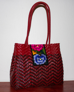 Bolsa Tejida Flor en internet