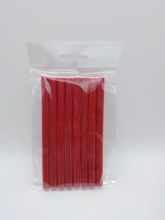 Barras de silicón lacre color rojo - Paquete de 8 barras. - comprar en línea