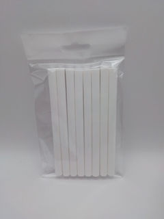 Barras de silicón lacre color blanco mate - Paquete de 8 barras. - comprar en línea