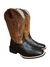 Bota Texana Masculina Mr. West B-58P Chumbo/Preta - comprar online