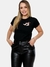 T-shirt Feminina Texas World Botas no Peito Preto