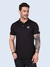 Polo Masculina TXC Preto Bordada - 6368