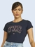 Camiseta Feminina TXC Estampada Marinho - 50451 - comprar online