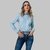 Camisa Feminina Miss Country Classic Xadrez Azul