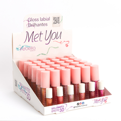 GLOSS LABIAL BRILHANTES EFEITO 3D MET YOU 01 AO 06 C/36 - FEBELLA (LG40519) - comprar online